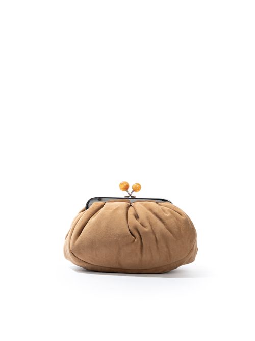 Borsa Pasticcino Small Valois in suede Marrone WEEKEND MAX MARA | 2525516164600002